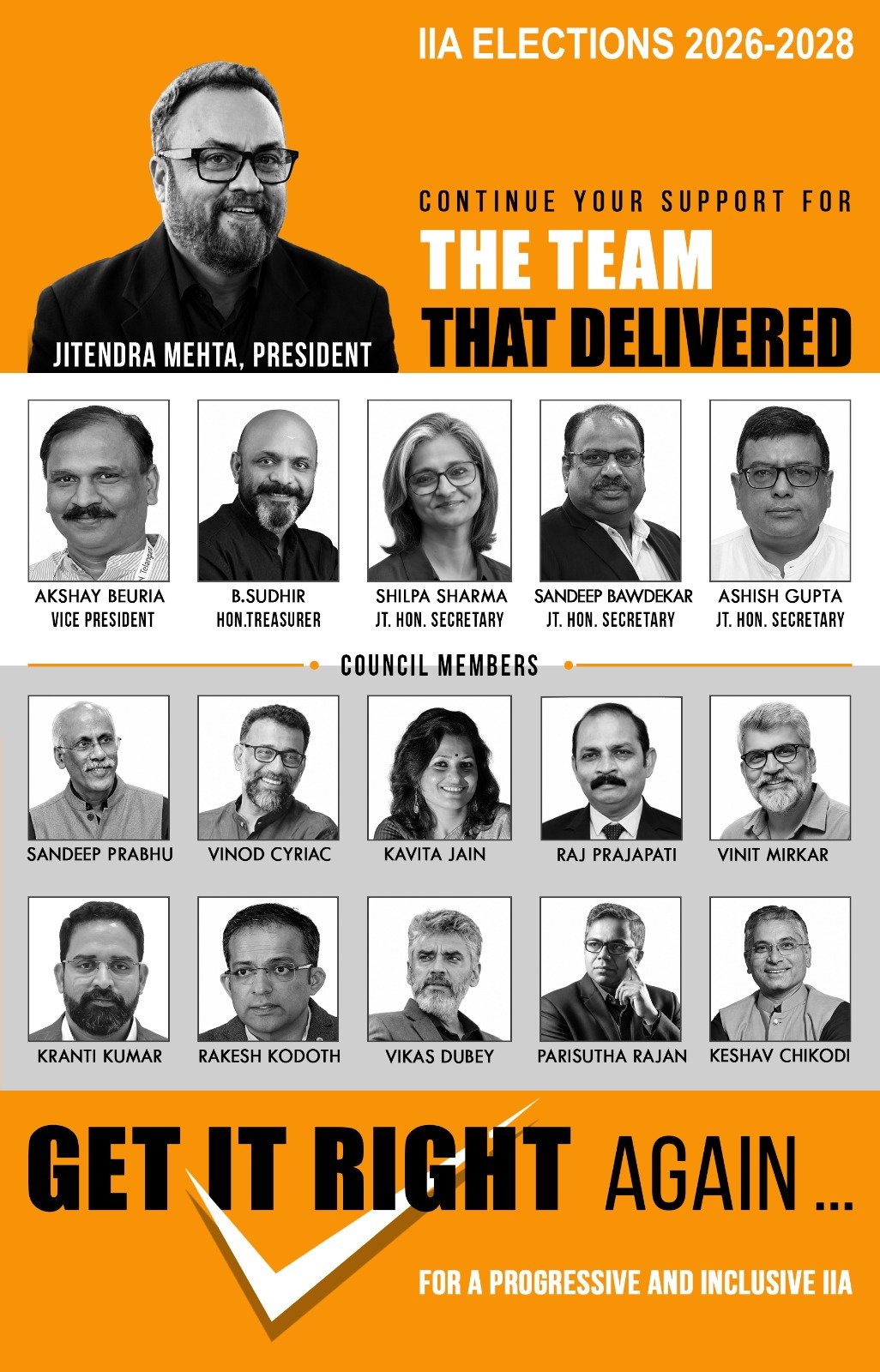 Team Get It Right - IIA Elections 2026-2028